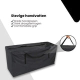Tuinkussentas - Zwart - 173 x 76 x 51 cm - Opbergtas voor Tuinmeubelkussens - Tuinstoelkussentas - Tuinsetkussen Opbergtas