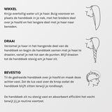 MAE Hair Towel | Haarhanddoek | Microvezel Haarwrap | Sneldrogend | Ergonomisch Ontwerp | Anti Pluis
