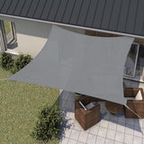 HanSe® Schaduwdoek Rechthoek Waterdoorlatend 6x7 m - zonnedoek