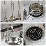 4goodz Uitgebreide Speelkeuken Kinderkeuken met toebehoren 30x74x81cm