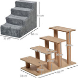 4goodz Huisdiertrede 4-traps Hondentrap - Afneembare Bekleding