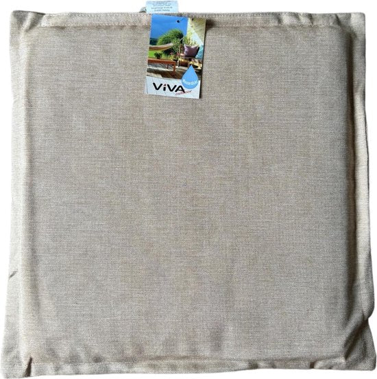 Zitkussen Stoel - Zalm - 40 cm x 40 cm x 2 cm - Geschikt voor Binnen en Buiten - Waterafstotend Materiaal - Kussentje - Stoelkussen