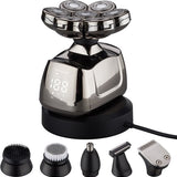Carewat Glad Pro - Scheerapparaat Mannen - Elektrisch 6-in-1 - Hoofd & Gezicht - Nat & Droog - Trimmer & Tondeuse - Draadloos Opladen
