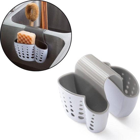 Gootsteen Organizer - 2 Vakjes - Waterbestendig - Siliconen