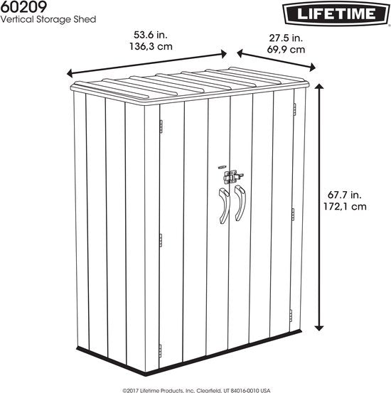 Lifetime tuinkast