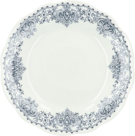 Serviesset Cottage 6 persoons - Klassiek Servies Porselein 18-delig
