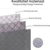 Bed Organizer - 3 stuks - Ruime Opbergzakken voor Kleding en Dekbedden - Grijs - Opbergtassen voor onder je Bed