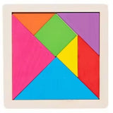 - Tangram - Houten speelgoed - 3 - Educatief - Vanaf 3 Jaar