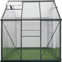 Westmann Aluminium kas Flora 66 | Antraciet | 192x192x202cm