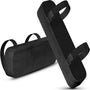 Armleuning Kussen Bureaustoel - 25,7 x 7,5 x 3 CM - Universeel - Zwart - 2 Stuks - Elleboog Kussen