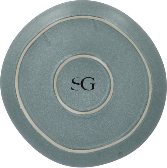 Aardewerk Servies Spring Grey 6 persoons 18-delig