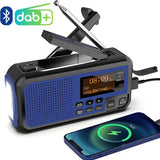 Noodradio Solar Opwindbaar - Powerbank Zonneenergie met - Noodpakket - Draagbare Radio