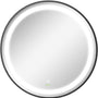 4goodz Ronde Badkamerspiegel 60 cm LED Verlichting 834-393 - Zwart