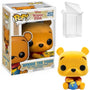 DISNEY - Bobble Head POP N° 252 - Winnie the Pooh FLOCKED LTD
