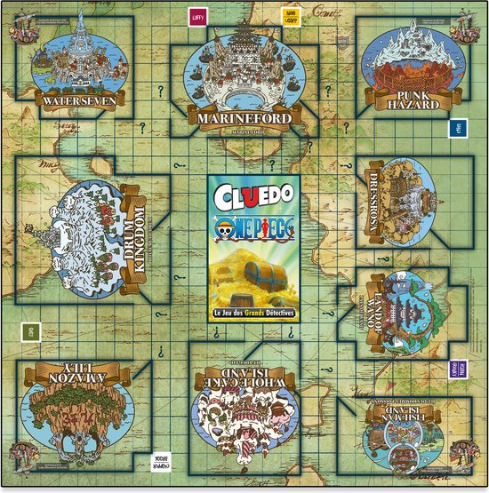 Winning Moves Cluedo - Bordspel - One Piece Anime - Engels