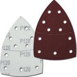 Rodopi® 100x Korrel Multi-Schuurpapier Driehoek 105x152 - Industrieel