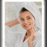 4goodz LED Badkamerspiegel 60x80 cm - Touchscreen, anti-condens - Wit