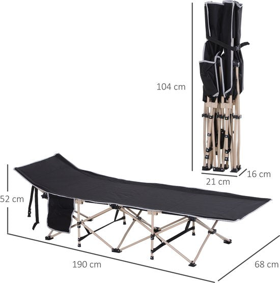 4goodz Veldbed Opvouwbaar Campingbed met Opbergtas