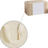 Hoogwaardige Opbergtas voor kleding - Wit - Organizer voor Dekbed - Opbergzak - Opberger voor Seizoenskleding - Zak om ruimte te besparen - Opslag voor dekbed en kleding - Bescherming voor Kleding - Oplossing voor Winterjassen