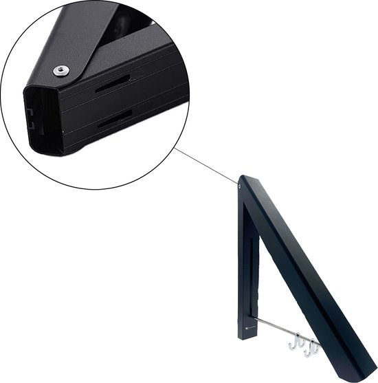 Kledingrek Inklapbaar - Ruimtebesparende Kledinghanger - Droogrek voor kleding - Kledingorganizer
