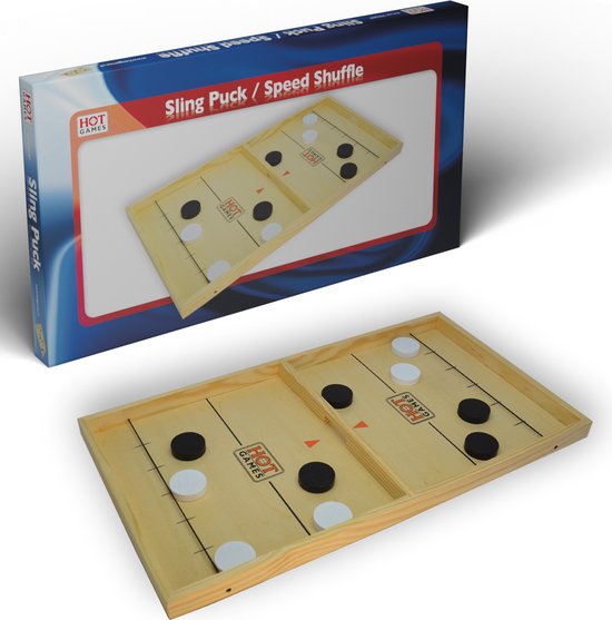 Sling Puck spel groot 54 x 27 cm.