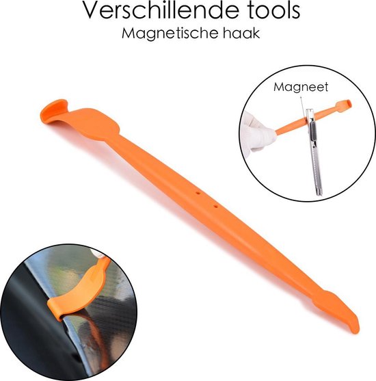 Car Wrap Gereedschapset - 11 Delig - Car Wrap Folie Set - Ramen Blindeer Folie Gereedschap