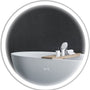 4goodz Ronde Badkamerspiegel 60 cm LED Verlichting - Zilver
