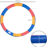4goodz Trampoline rand veerafdekking voor trampoline 366 cm - Bont