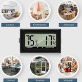 Mini Thermometer met Hygrometer - Incl - Hygrometer binnen - Thermometer binnen