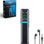 Vesfy Afluisterapparatuur met MP3 Speler - USB Oplaadbaar - 64GB - Incl. Oordopjes - Dictafoon - Voice Recorder - Spy