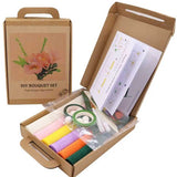 DIY Bloemen Knutselset van Crêpepapier – Maak Zelf Papieren Bloemen & Boeket – Creatieve Hobby Set voor Volwassenen & Kinderen – Inclusief Instructies