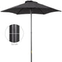 4goodz Parasol Ø196 - parasol voor Strand Balkon Tuin