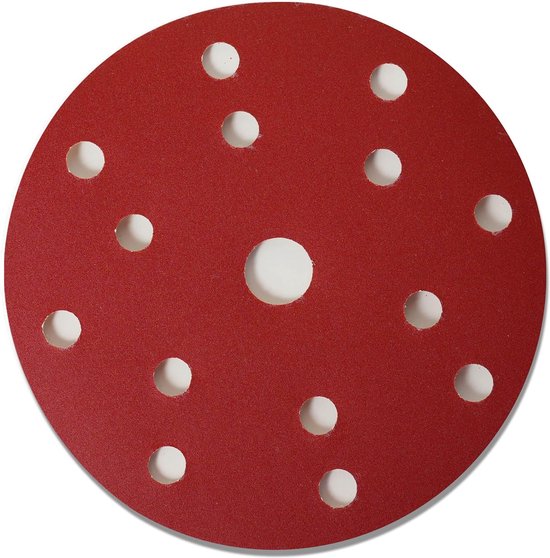 Rodopi® 100x Korrel Schuurpapier 150mm - 15 gats Excentrisch Schuurmachine