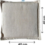 Zitkussen Stoel - Zalm - 40 cm x 40 cm x 2 cm - Geschikt voor Binnen en Buiten - Waterafstotend Materiaal - Kussentje - Stoelkussen