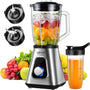 Safecourt Kitchen Blender - Smoothie maker - Krachtige 1200W - To-Go Beker - 3 Standen - RVS