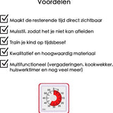 Leerklok voor Kinderen - Timer voor Kinderen - Timer Klok - Klok - Klok