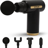 Carewat Massage Gun – Spiermassage Apparaat met 4 Opzetstukken – Draadloos – Stil – Oplaadbaar via USB-C – Spierontspanner voor Nek, Rug en Benen