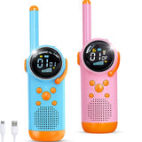 Vesfy Pro Walkie Talkie voor Kinderen - Set van 2 - USB Oplaadbaar - 3 km Bereik - Speelgoed - Portofoon