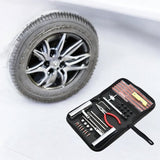 Banden Reparatieset - Complete Set - Proppenset - Inclusief Handige Opbergtas - Reparatieset voor Motor, Brommer of Auto - Bandenreparatieset Auto - Autobanden Reparatie