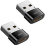 USB-C naar USB-A Adapter 2 stuks – Universele USB C naar USB A converter - Compatibel met alle USB Type C Apparaten