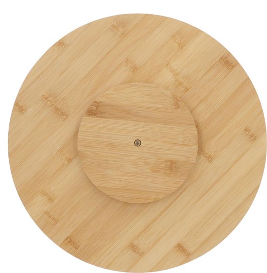 4goodz Draaibaar Serveerplateau van Bamboe - 35 cm doorsnede