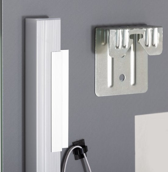 Badkamerspiegel 50x70 cm met Verlichting en Planchet