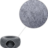 Donutmand voor Katten en Honden - Grijs - Diameter 61 - Kattenmand - Hondenmand