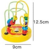 DMG Supply Houten Speelgoed Set - Montessori Speelgoed - Vormenstoof - Kralenspiraal - Regenboogstapelaar - Vanaf 3 Jaar