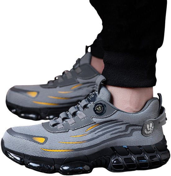 Veiligheidsschoenen Heren - Stalen Neus & Anti-Perforatie Zool - Lichtgewicht, Ademend Werkschoenen