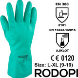 Rodopi® Nitril Chemicaliën Werkhandschoenen - Large - 1 paar