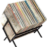 LP Opbergsysteem - Zwart - LP Kast - LP Houder - Lp Opbergrek - Langspeelplaat Organizer - Elpee Opbergsysteem