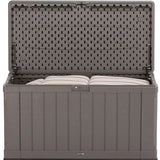Lifetime® Kunststof Kussenbox 440 liter - tuinkist 64x128x67cm - Bruin