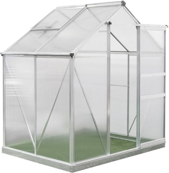 Westmann Aluminium kas Flora 64 - Zilver - 132x190x201cm
