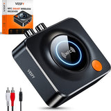Vesfy Bluetooth Ontvanger - Bluetooth 5.1 Adapter - NFC - AUX & RCA - Voor Stereo, Speakers & Auto